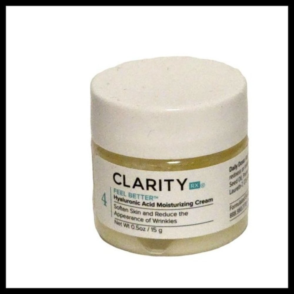 Clarity Peel Better Hyaluronic Acid Moisturizing‎ Cream 0.5 fl.oz. Travel Size